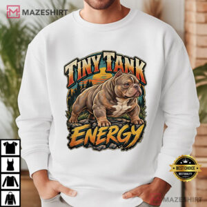 Bully Dog Tiny Tank Energy Funny Muscular Dog T Shirt (4)