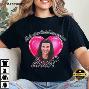 Where Have You Been Loca Halloween Romance Funny Vampire Werewolf T Shirt (1)