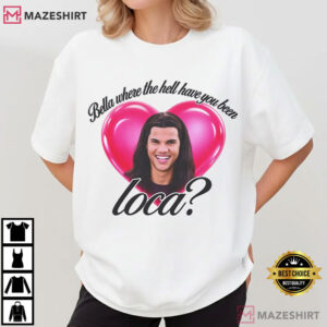 Where Have You Been Loca Halloween Romance Funny Vampire Werewolf T Shirt (3)