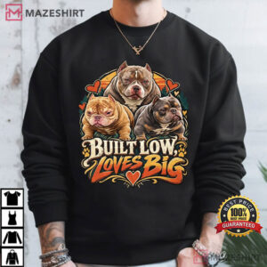 Micro Bully Cute Bully Dog Lover Dog Mom Dad Gift T Shirt (4)
