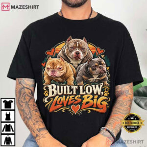 Micro Bully Cute Bully Dog Lover Dog Mom Dad Gift T Shirt (1)