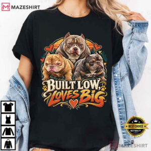 Micro Bully Cute Bully Dog Lover Dog Mom Dad Gift T Shirt (3)