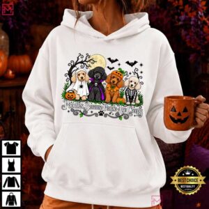 Halloween Poodles Because People Are Creepy Cute T Shirt (2)