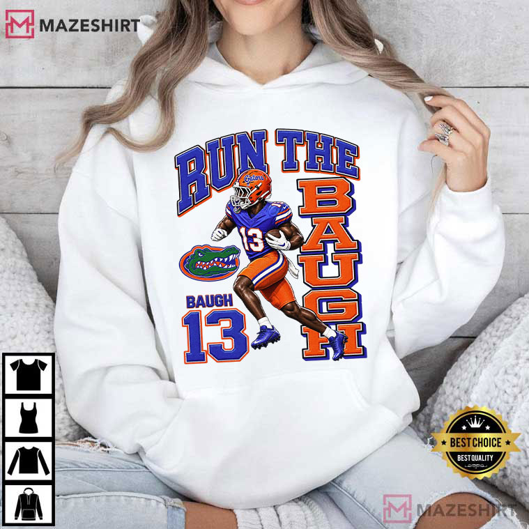 Run The Baugh Florida Gators Football Player T-Shirt Run The Baugh Florida Gators Football Player T-Shirt