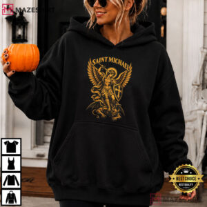Saint Michael Archangel Catholic Christian Religious T Shirt (1)
