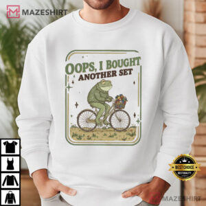 Frog Oops I Bought Another Set Brick Funny Building Block T Shirt (3)