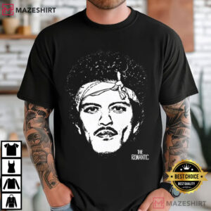 Bruno Mars Romantic Tour 2026 Vintage Pop Music T Shirt (1)