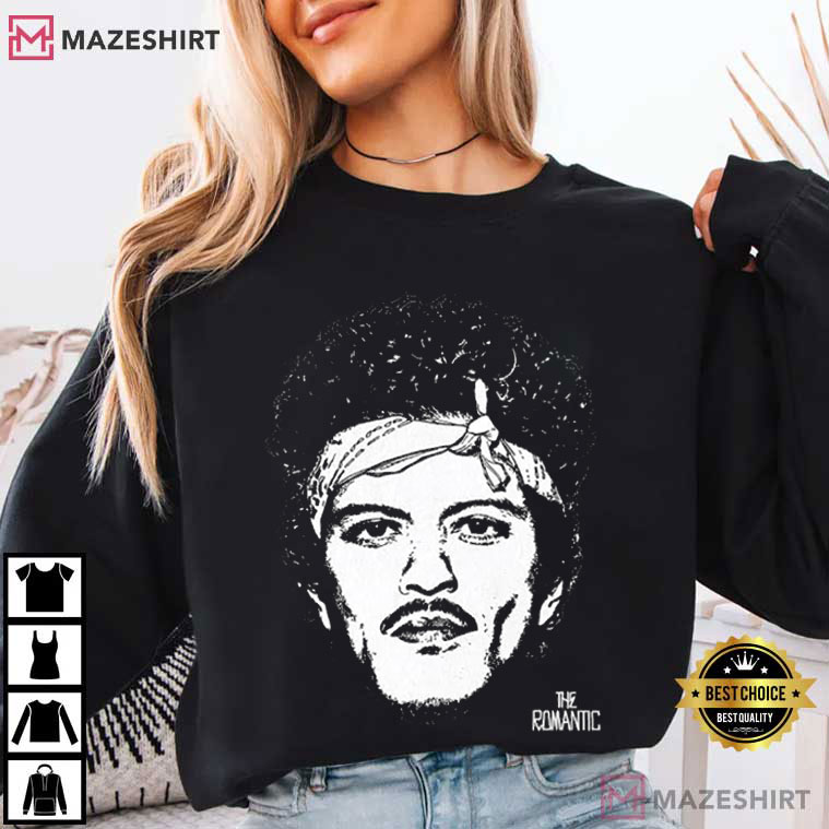 Bruno Mars Romantic Tour 2026 Vintage Pop Music T-Shirt Bruno Mars Romantic Tour 2026 Vintage Pop Music T-Shirt