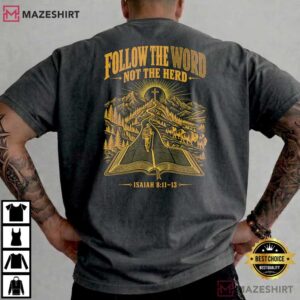 Follow The Word Not The Herd Christian Bison Buffalo T Shirt (7)