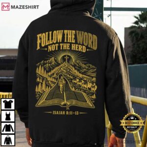 Follow The Word Not The Herd Christian Bison Buffalo T Shirt (6)