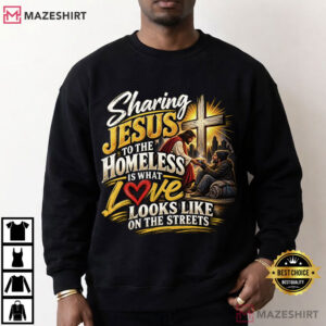 Sharing Jesus Christian Homeless Awareness Ministry T Shirt (2)