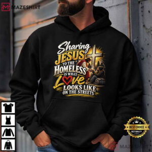 Sharing Jesus Christian Homeless Awareness Ministry T Shirt (3)