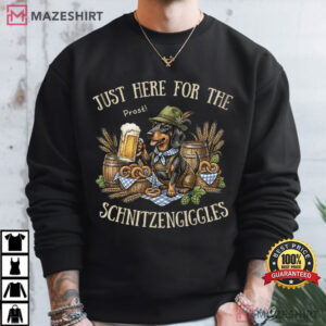 Beer Festival Bier Prost Schnitzengiggles Funny Oktoberfest T Shirt (4)