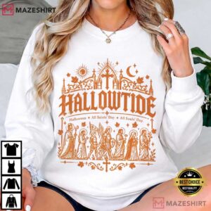 Hallowtide All Saints Day All Souls Day Halloween Catholic Fall T Shirt (3)