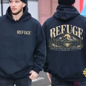 Refuge Christian Psalm 91 Mountain T Shirt (3)