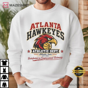 Atlanta Hawkeyes Political Satire Basketball Humor T Shirt (2)