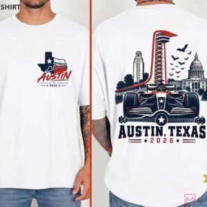 Austin Texas GP Formula Youth Motorsport Fans T Shirt (1)