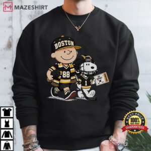 Ice Hockey Boston Cute Cartoon Hockey Game Day T Shirt (4)