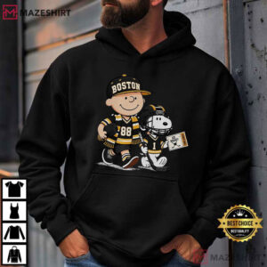 Ice Hockey Boston Cute Cartoon Hockey Game Day T Shirt (3)