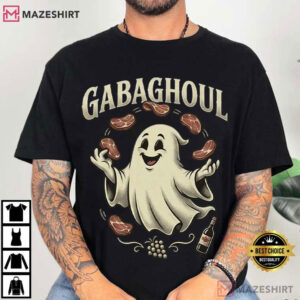 Gabaghoul Ghost Halloween Funny Italian Gabagool Ghoul T Shirt (1)