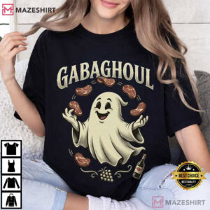 Gabaghoul Ghost Halloween Funny Italian Gabagool Ghoul T Shirt (2)