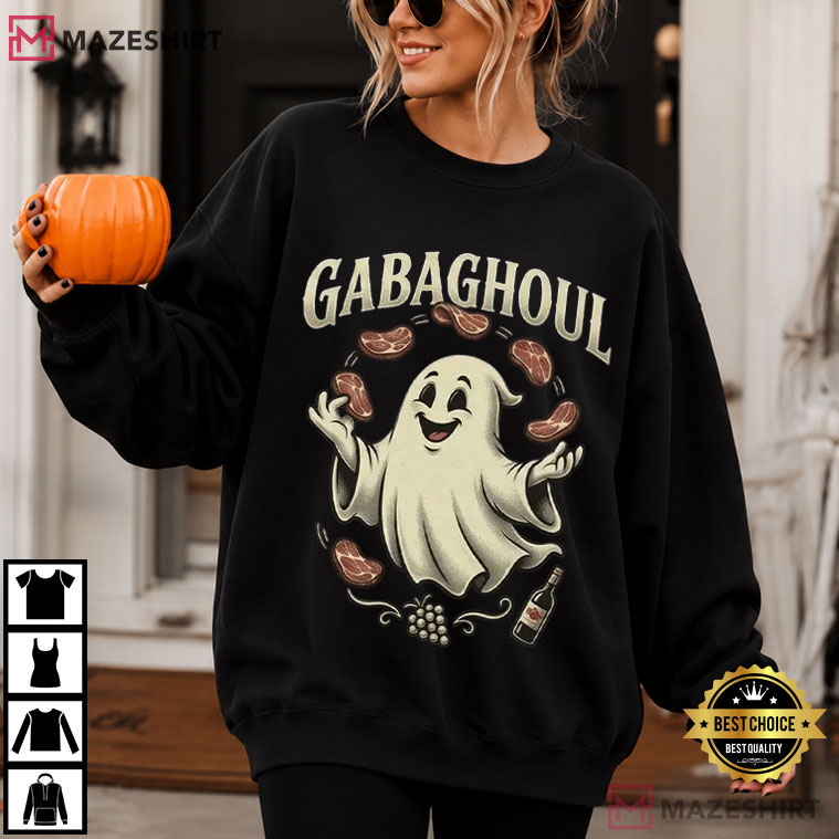 Gabaghoul Ghost Halloween Funny Italian Gabagool Ghoul T-Shirt Gabaghoul Ghost Halloween Funny Italian Gabagool Ghoul T-Shirt