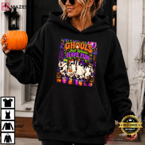 Halloween Ghouls Just Wanna Have Fun Spooky T Shirt (2)