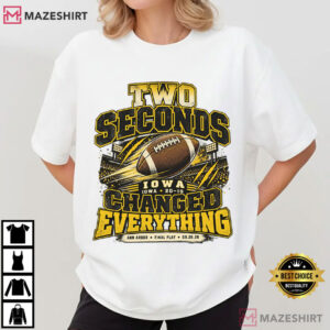 Iowa Football Two More Seconds College Football Game Day T Shirt (4)