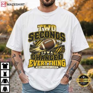 Iowa Football Two More Seconds College Football Game Day T Shirt (1)
