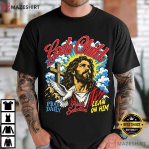 Gods Child Vintage Jesus Christian Faith 90s T Shirt (1)