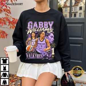 Gabby Williams Golden State Valkyries Basketball Team T Shirt (4)