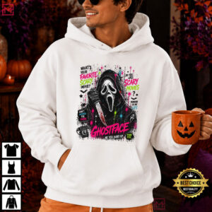 Halloween Scream Ghostface Scary Movie Horror T Shirt (3)