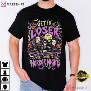 Michael Myers Jason Voorhees Ghostface Halloween Horror Nights T Shirt (1)