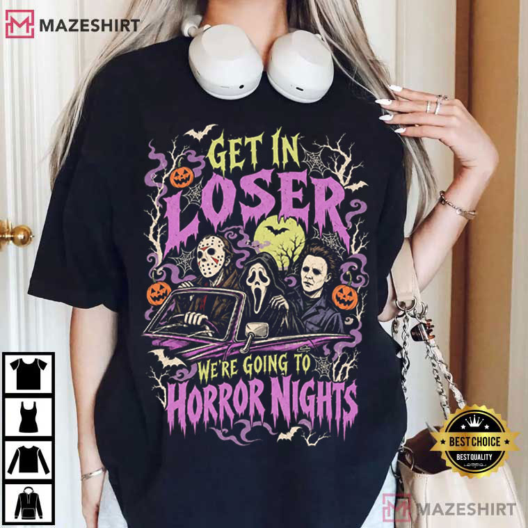 Michael Myers Jason Voorhees Ghostface Halloween Horror Nights T-Shirt Michael Myers Jason Voorhees Ghostface Halloween Horror Nights T-Shirt