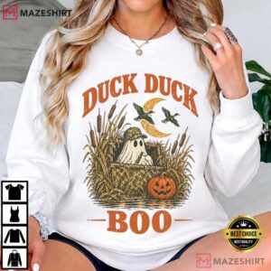 Duck Duck Boo Funny Duck Hunting Halloween Waterfowl Hunter T Shirt (3)