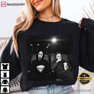 Ghostface Michael Myers Horror Movie Retro Slasher T Shirt (4)