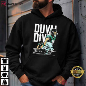 Trevor Lawrence Jacksonville Football Duval Dive Signature T Shirt (4)