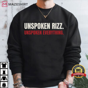 Unspoken Rizz Funny Gen Z Meme Introvert Humor T Shirt (2)