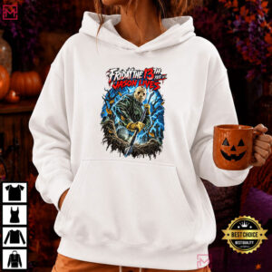 Halloween Friday The 13th Part VI Jason Lives Vintage Horror Movie T Shirt (4)
