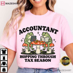 Frog Humor Funny Accountant Tax Season Motivational T Shirt (4)