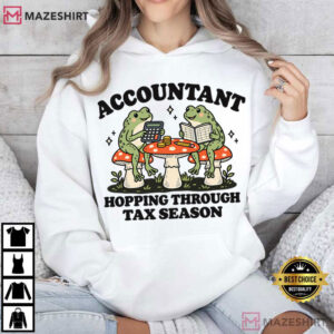 Frog Humor Funny Accountant Tax Season Motivational T Shirt (3)