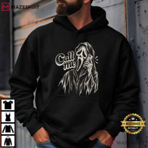 Call Me Horror Funny Halloween Masked Killer T Shirt (3)