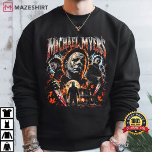Horror Movie Michael Myers Halloween Horror Thriller T Shirt (4)