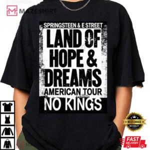 Bruce Springsteen And E Street Band No Kings American Tour 2026 Rock T-Shirt