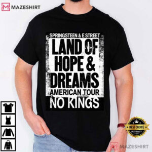 Bruce Springsteen And E Street Band No Kings American Tour 2026 Rock T Shirt (1)