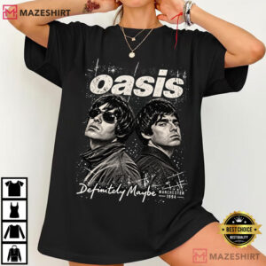 Oasis Definitely Maybe Old School Rock Band 90s Britpop T Shirt (1)