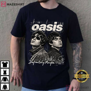 Oasis Definitely Maybe Old School Rock Band 90s Britpop T Shirt (2)