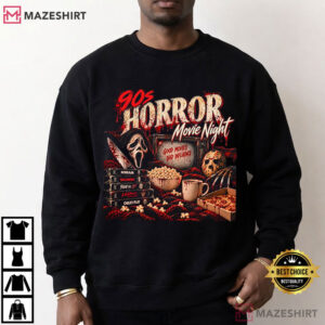 Horror Movie 90s VHS Slasher Spooky Halloween T Shirt (4)