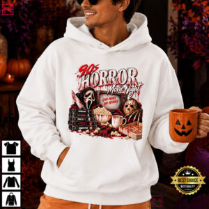 Horror Movie 90s VHS Slasher Spooky Halloween T Shirt (2)