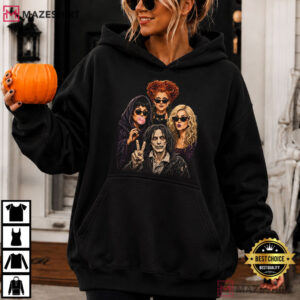 Halloween Hocus Pocus Sanderson Sisters Portrait Selfie T Shirt (4)